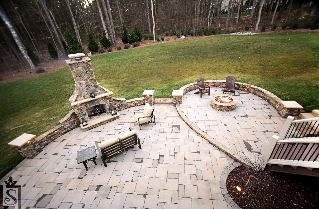 outdoor fireplaces, patios, and fire pits